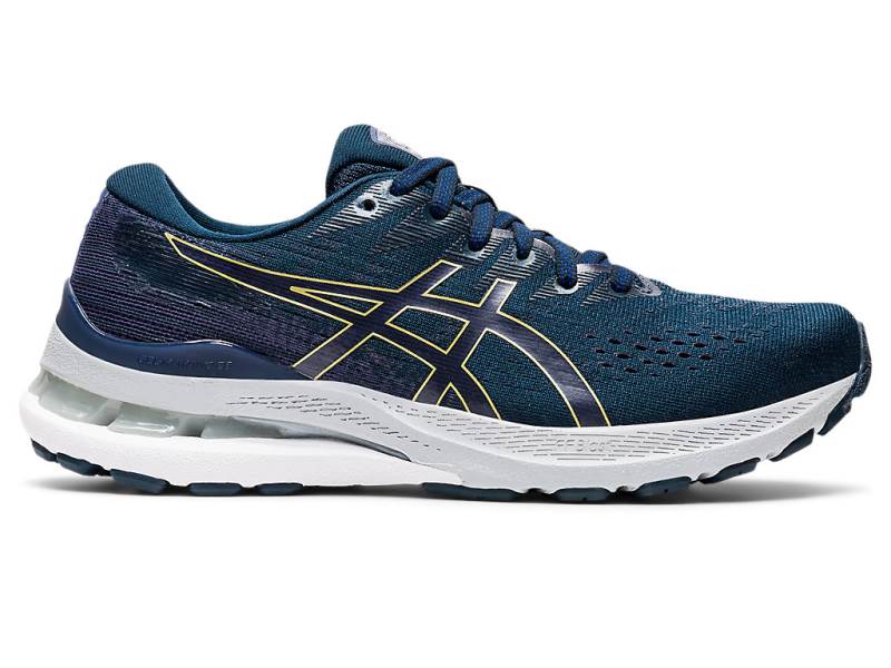 Sapatilhas Running Asics GEL-KAYANO 28 Wide Mulher Azul Marinho, 3013A268.762